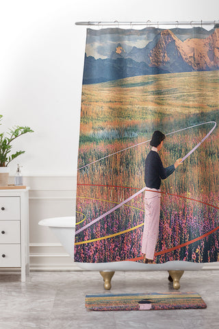 Sarah Eisenlohr It Will All Work Out Shower Curtain And Mat