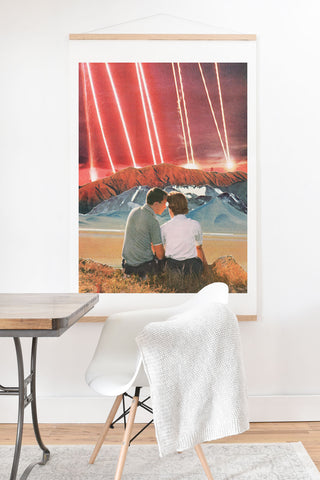 Sarah Eisenlohr Lazers Art Print And Hanger