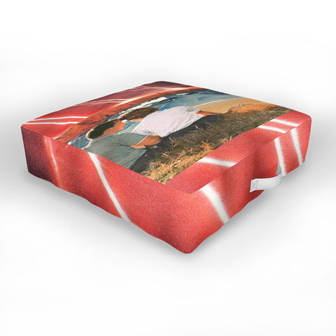 Sarah Eisenlohr Lazers Outdoor Floor Cushion