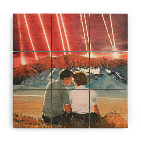 Sarah Eisenlohr Lazers Wood Wall Mural