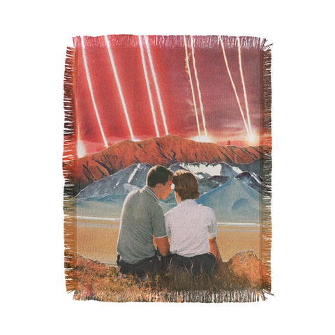 Sarah Eisenlohr Lazers Throw Blanket