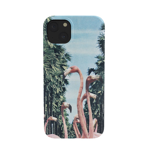 Sarah Eisenlohr Palm Trees Flamingos Phone Case