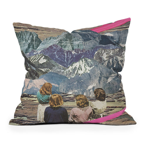 Sarah Eisenlohr Rocks Throw Pillow