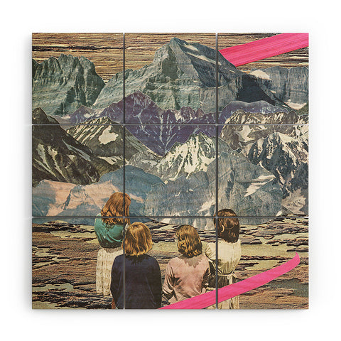 Sarah Eisenlohr Rocks Wood Wall Mural