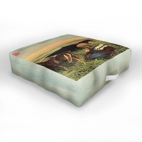 Sarah Eisenlohr Second Summer Outdoor Floor Cushion