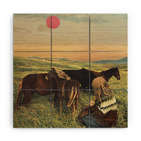 Sarah Eisenlohr Second Summer Wood Wall Mural