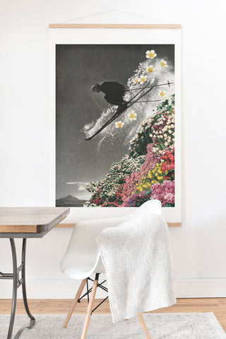 Sarah Eisenlohr Spring Skiing Art Print And Hanger