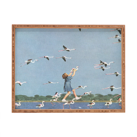 Sarah Eisenlohr Taking Flight Rectangular Tray
