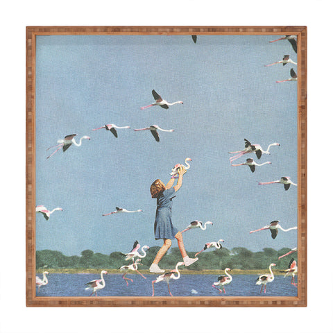 Sarah Eisenlohr Taking Flight Square Tray