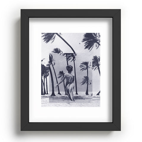 Sarah Eisenlohr Tropical Storm in Purple Recessed Framing Rectangle