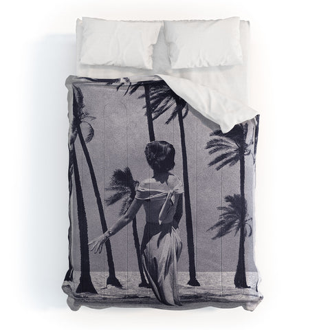 Sarah Eisenlohr Tropical Storm in Purple Comforter
