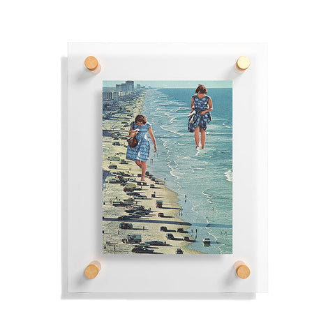 Sarah Eisenlohr Walk on the Beach Floating Acrylic Print
