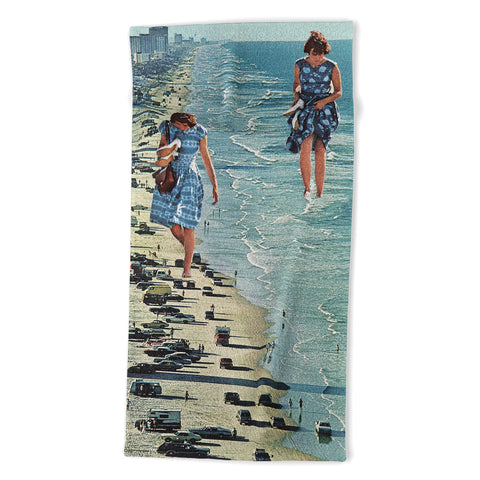 Sarah Eisenlohr Walk on the Beach Beach Towel