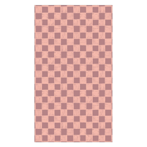 Schatzi Brown Alice Check Mauve Tablecloth