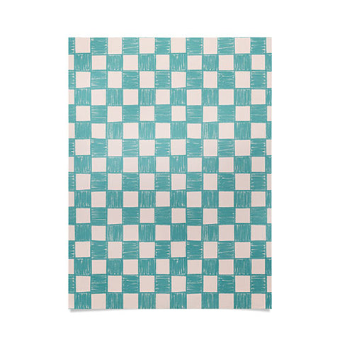 Schatzi Brown Alice Check Mint Poster