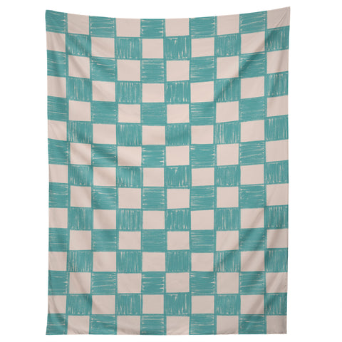 Schatzi Brown Alice Check Mint Tapestry