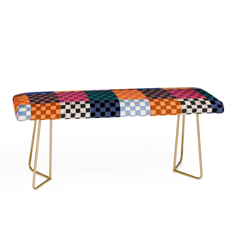 Schatzi Brown Alice Check Multi Bench