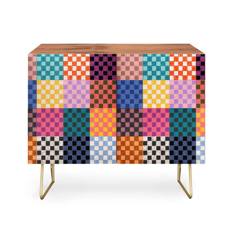 Schatzi Brown Alice Check Multi Credenza