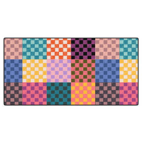 Schatzi Brown Alice Check Multi Desk Mat