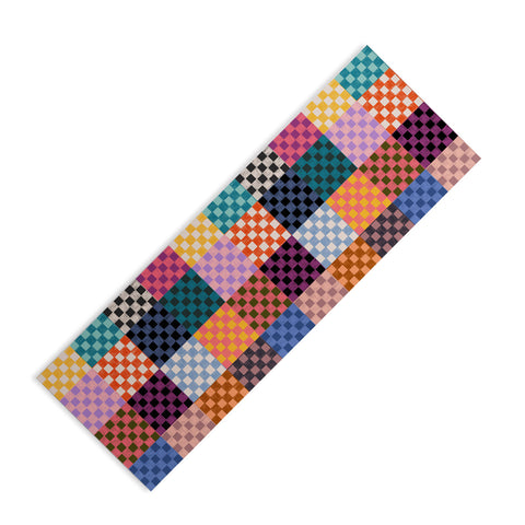 Schatzi Brown Alice Check Multi Yoga Mat