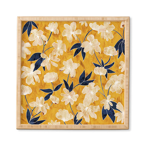 Schatzi Brown Amiee Floral Dandelion Framed Wall Art