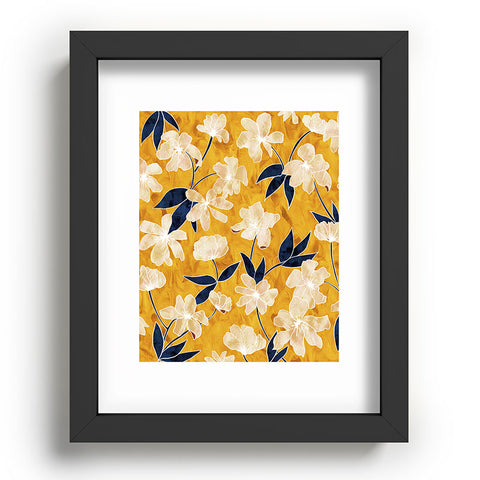 Schatzi Brown Amiee Floral Dandelion Recessed Framing Rectangle