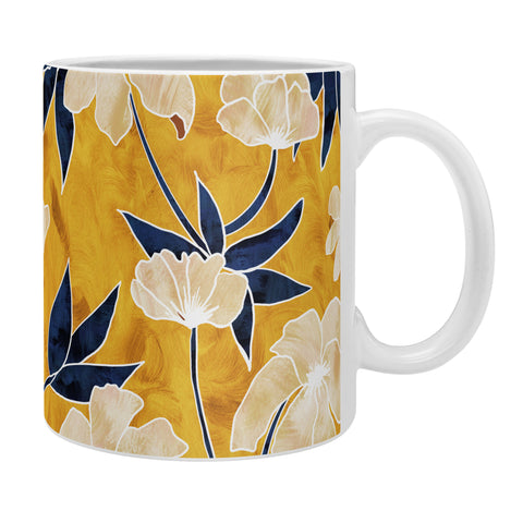 Schatzi Brown Amiee Floral Dandelion Coffee Mug