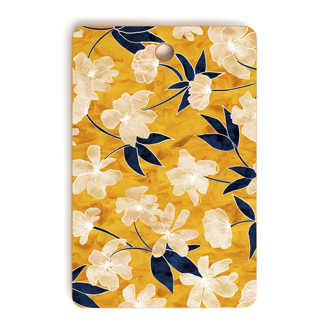 Schatzi Brown Amiee Floral Dandelion Cutting Board Rectangle