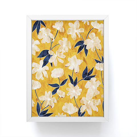 Schatzi Brown Amiee Floral Dandelion Framed Mini Art Print