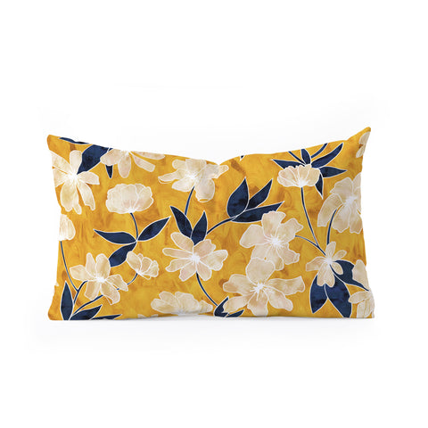 Schatzi Brown Amiee Floral Dandelion Oblong Throw Pillow