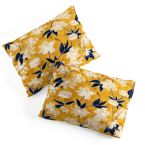 Schatzi Brown Amiee Floral Dandelion Pillow Shams