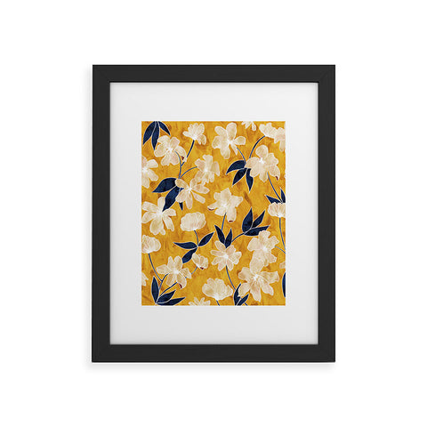 Schatzi Brown Amiee Floral Dandelion Framed Art Print