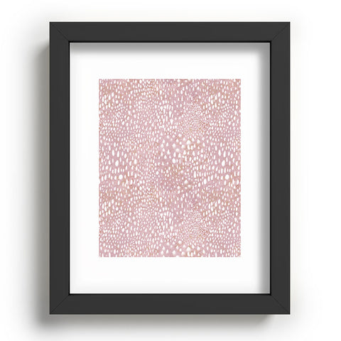 Schatzi Brown Animal Skin 2 Blush Recessed Framing Rectangle
