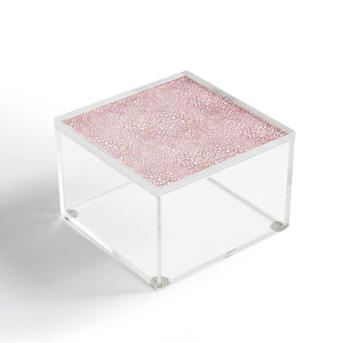 Schatzi Brown Animal Skin 2 Blush Acrylic Box