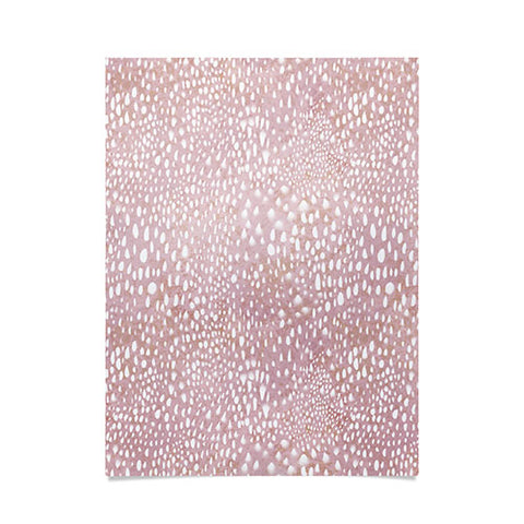 Schatzi Brown Animal Skin 2 Blush Poster