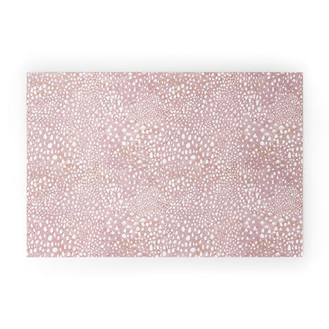 Schatzi Brown Animal Skin 2 Blush Welcome Mat