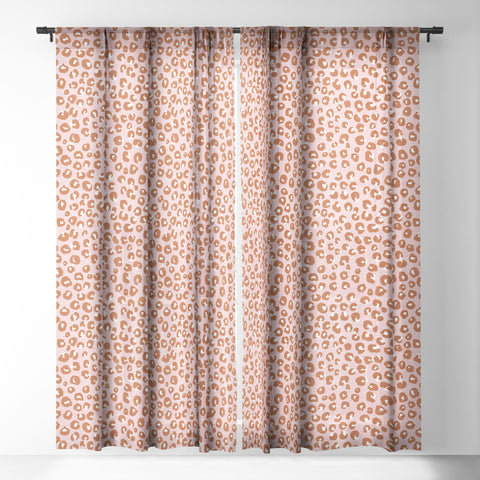 Schatzi Brown Animal Skin 5B Sheer Window Curtain