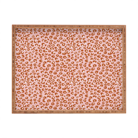 Schatzi Brown Animal Skin 5B Rectangular Tray