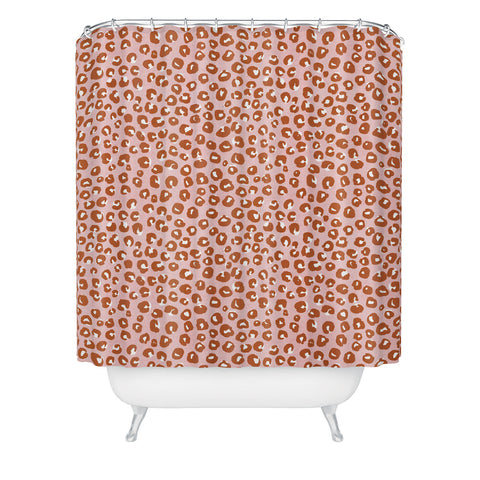 Schatzi Brown Animal Skin 5B Shower Curtain
