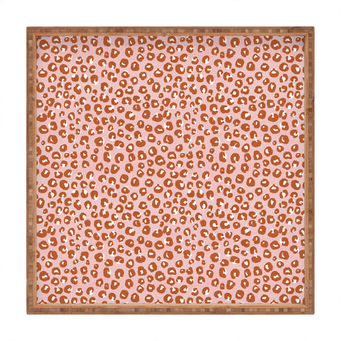 Schatzi Brown Animal Skin 5B Square Tray