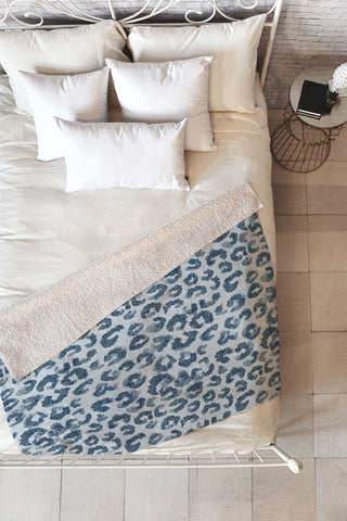 Schatzi Brown Animal Skin 6A Fleece Throw Blanket