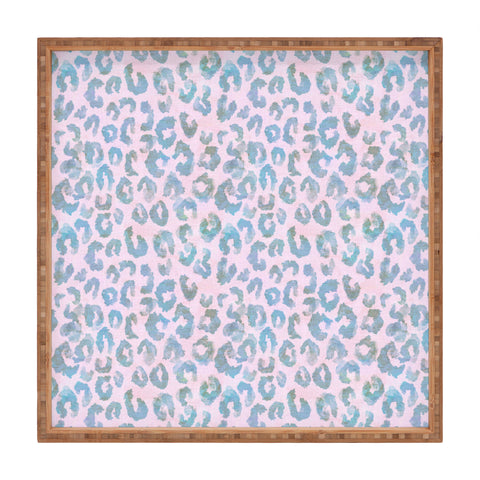 Schatzi Brown Animal Skin 6H Square Tray