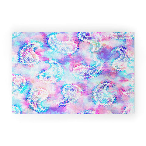 Schatzi Brown Anushka Paisley Pastel Welcome Mat