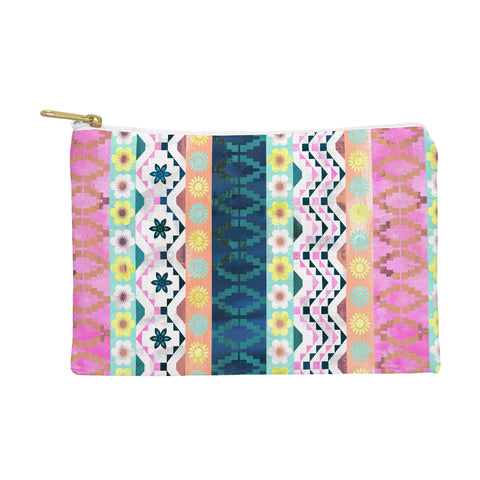 Schatzi Brown Aviana Boho Stripe Pouch