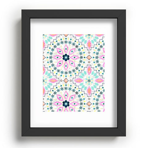 Schatzi Brown Aviana Mandala White Recessed Framing Rectangle