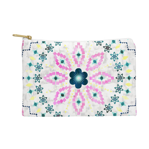 Schatzi Brown Aviana Mandala White Pouch