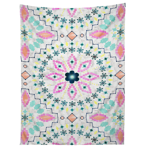 Schatzi Brown Aviana Mandala White Tapestry
