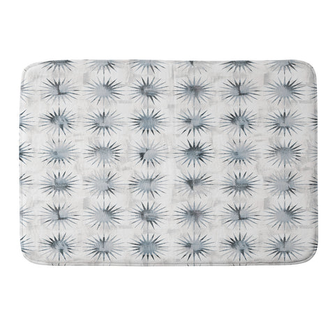 Schatzi Brown Aviana Starburst White Memory Foam Bath Mat