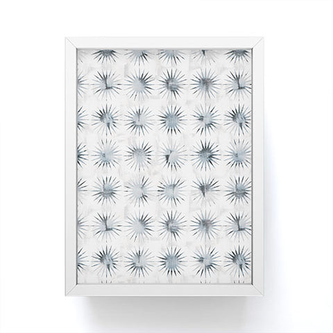 Schatzi Brown Aviana Starburst White Framed Mini Art Print