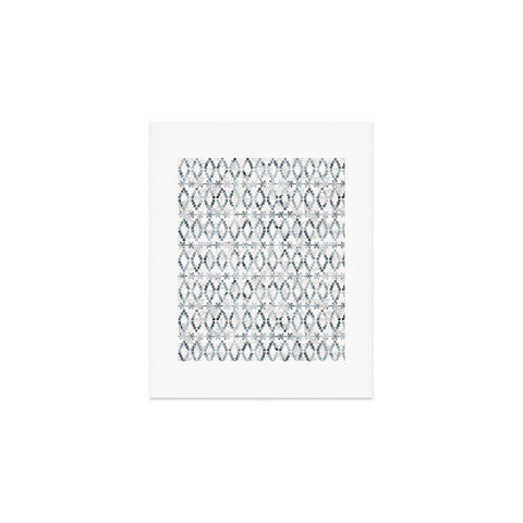 Schatzi Brown Aviana Stripe White Art Print